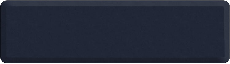 GelPro Anti Fatigue Nonslip Mat: Hard Floor Utility Mats for Garage, Patio and Kitchen - 20" x 72" x .5" - Leather Grain Navy