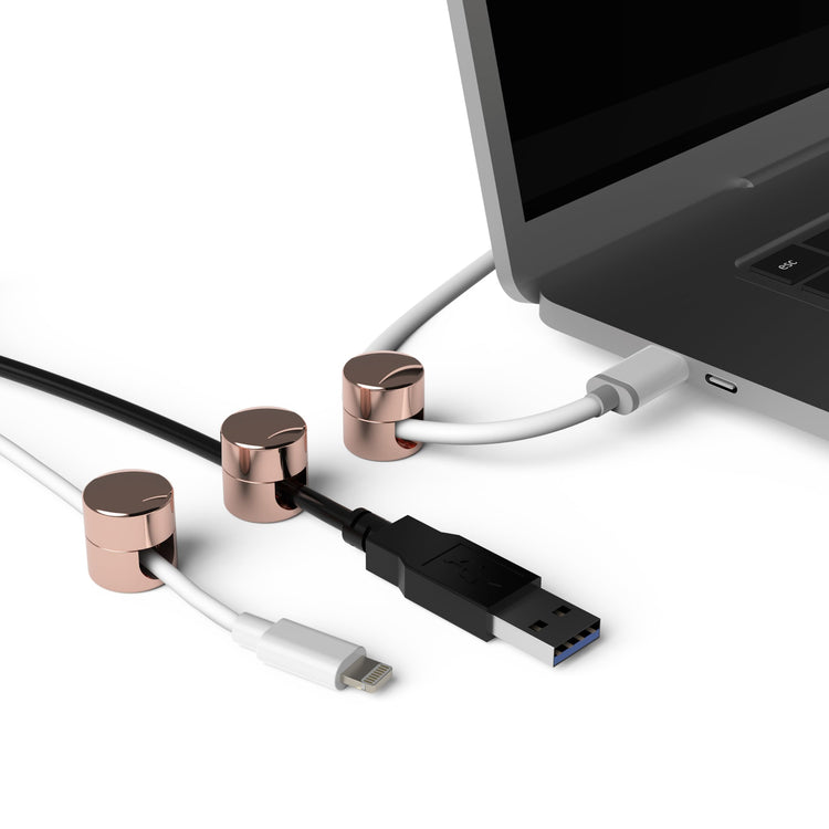 Cable Anchors for Desk Organization (3 Count)