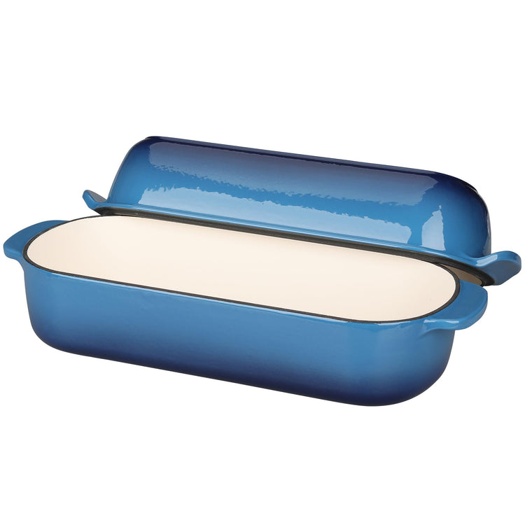 Enameled Cast Iron Loaf Pan with Lid