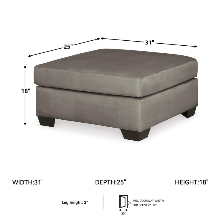 Darcy Rectangular Ottoman