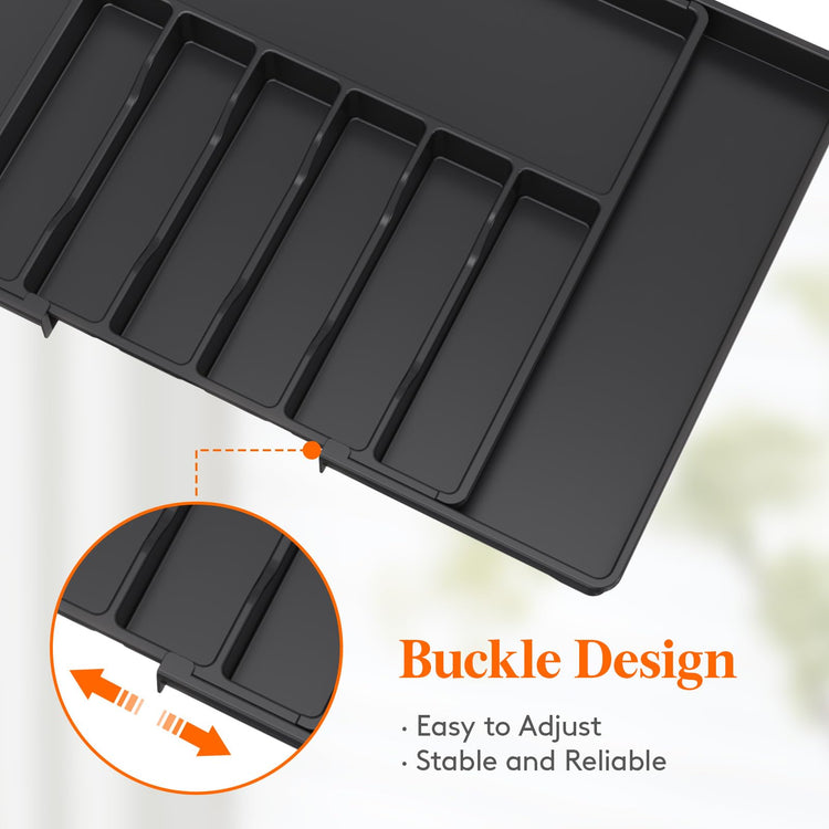 Extra Large Silverware Drawer Organizer