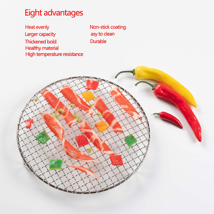 Versatile Round 304 Stainless Steel Cooling Rack Baking