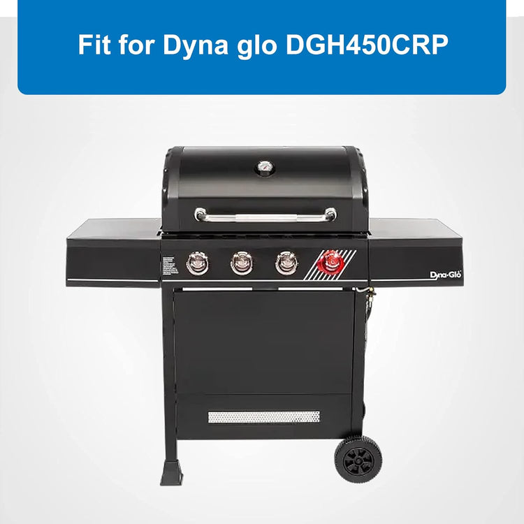 Uniflasy Cast Iron Cooking Grates for Dynaglo 4 Burner DGH450CRP DGH450CRP-D DGF493BNP, 5 Burner DGH474CRP DGH485CRP, Dyna-glo Grill Grate Replacement Part, 70-01-911 70-02-614 Grill Grate