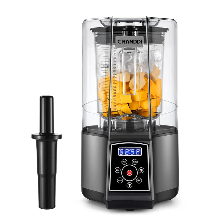 Smart Commercial Blender Digital Touch Screen with Removable Cover