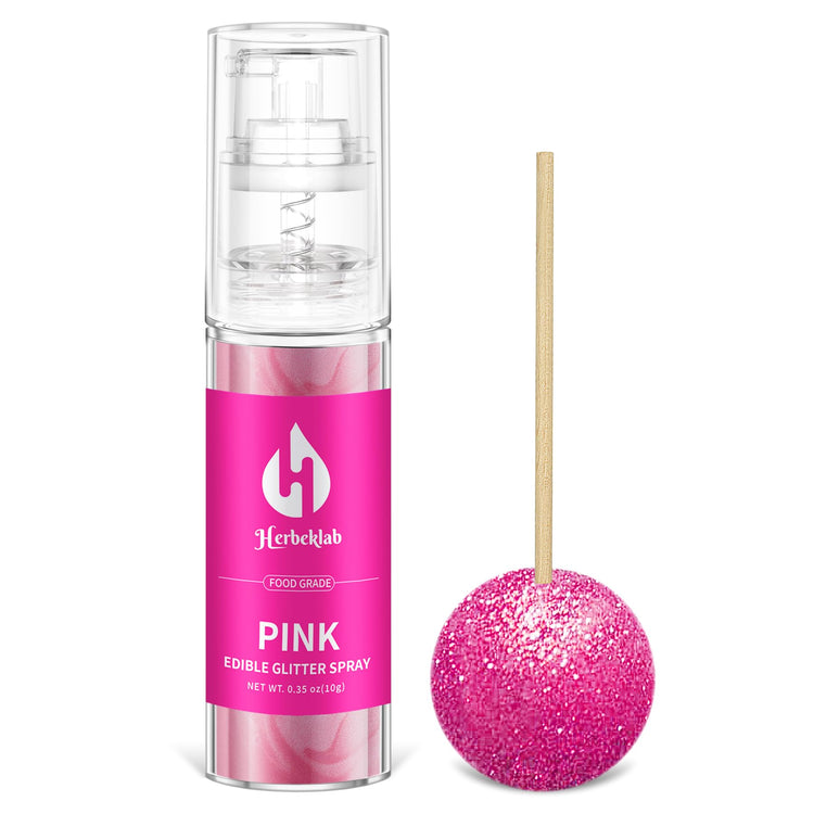 Pink Edible Glitter Spray