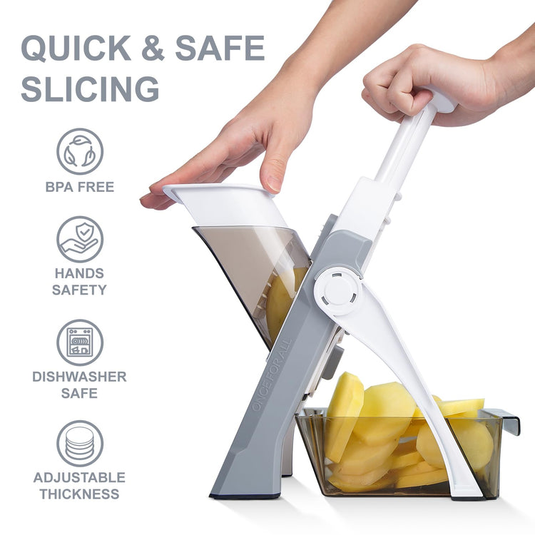 Safe Mandoline Slicer for Kitchen (16 Ounce)