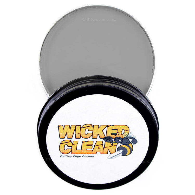 Wicked Clean - (8.0 oz.) - Cutting Edge Knife Cleaner - For Stainless Steel, Carbon Steel, and Damascus Steel - (USA Made) – Cleans & Protects (8 Fl Oz)