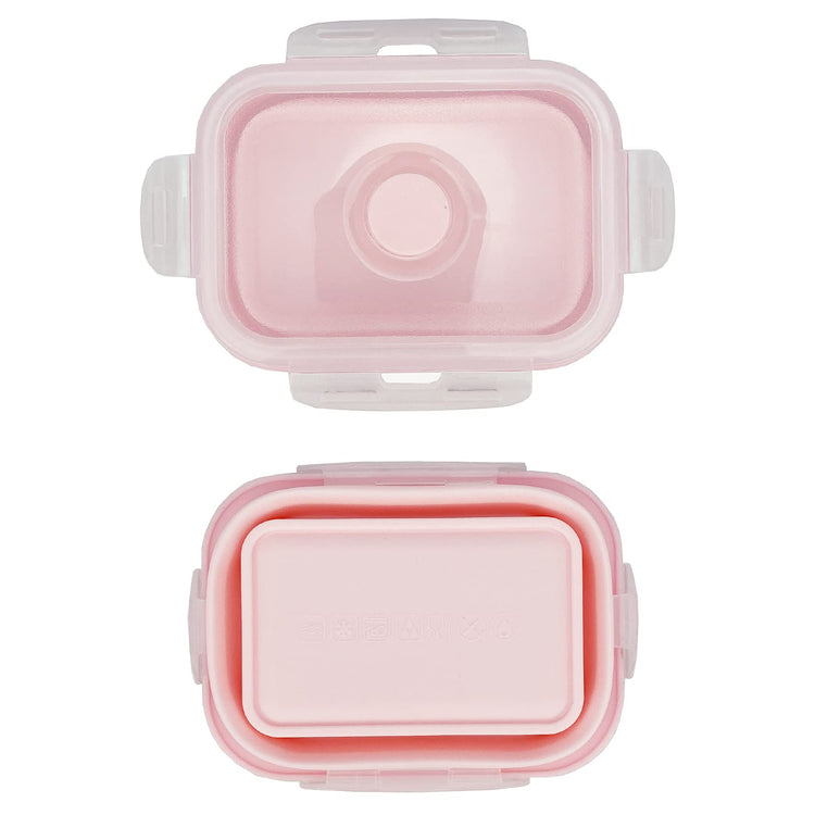 3piece Collapsible Food Storage Containers with Lids (3 Count)