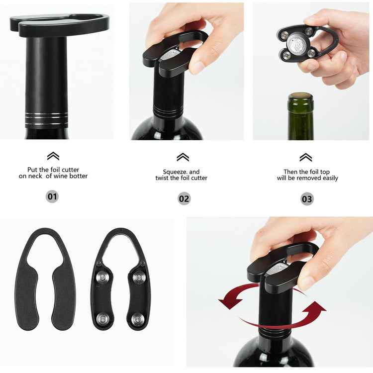Wine Air Pressure Pump Bottle Opener Set (2 Count)