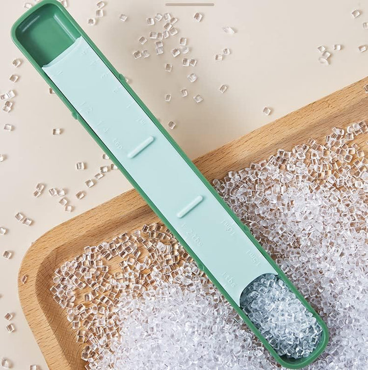 11 Pc Stackable Measuring Cups & Spoons Set with Lids