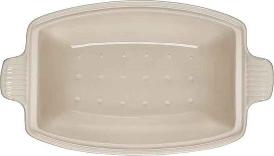 Le Creuset Heritage Stoneware Deep Baker with Lid, 4.5qt., Sea Salt