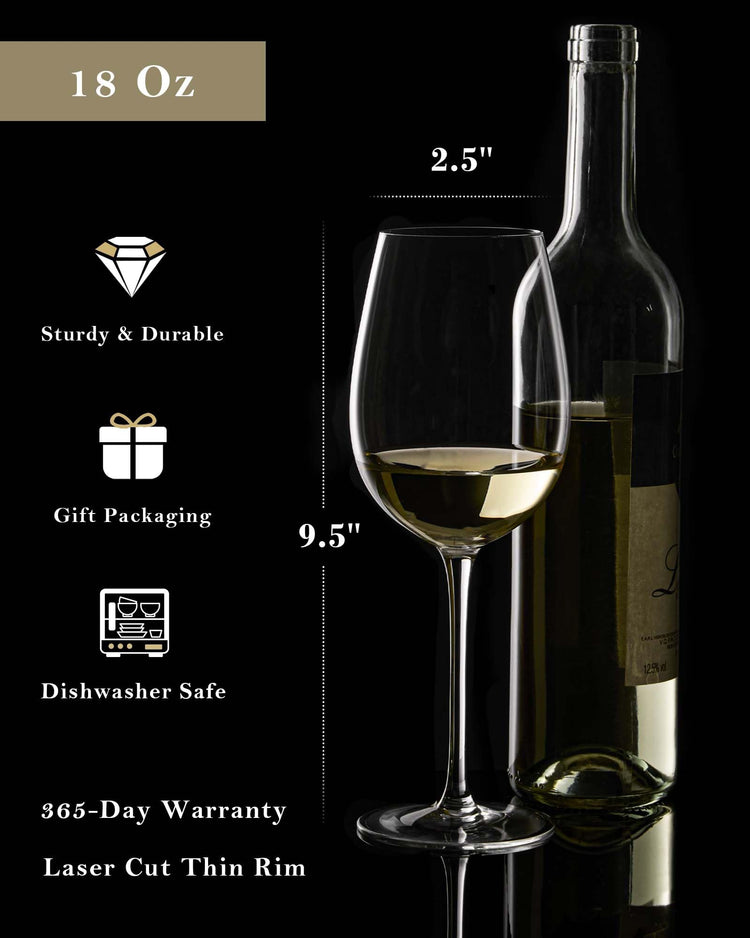 Crystal Wine Glasses (2 Count)