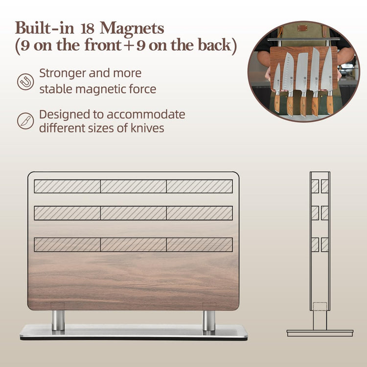 Magnetic Knife Block