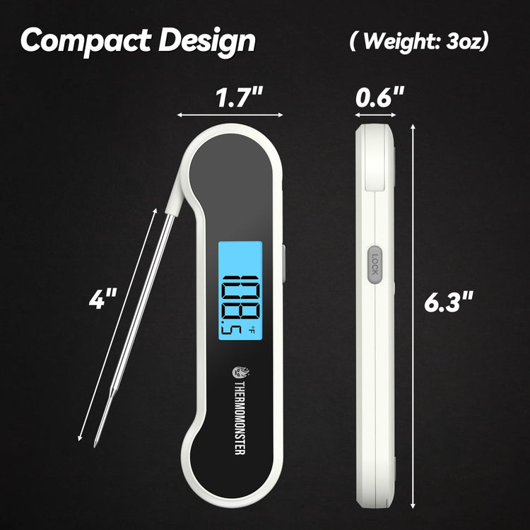 0.5 Sec Instant Read Meat Thermometer Digital for Cooking