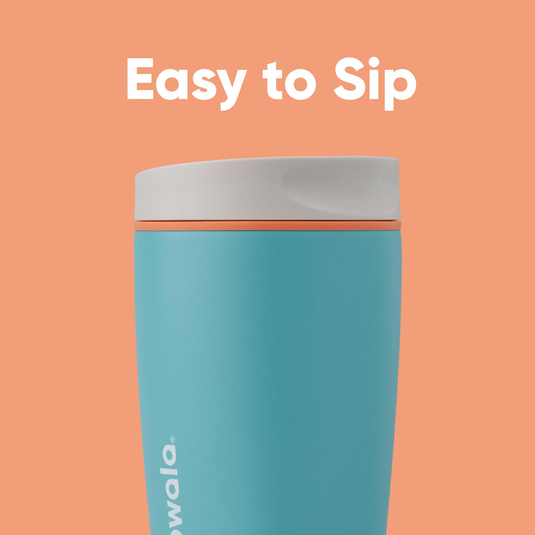 SmoothSip Slider Insulated Stainless Steel Coffee Tumbler