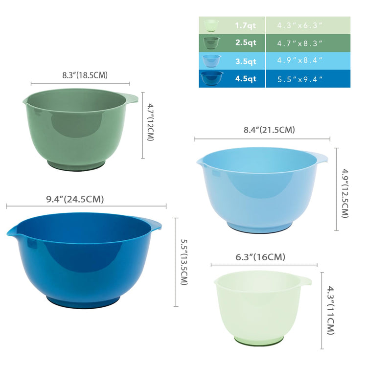 Classic Mixing Bowls Set of 4