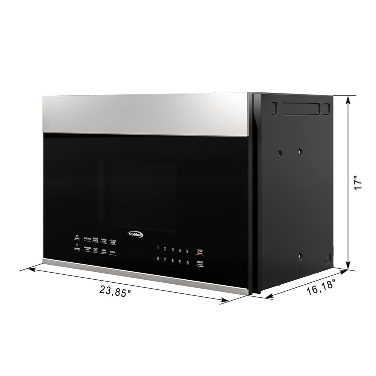 1.3 cu. ft. 24 inch Over The Range Stainless Steel Microwave