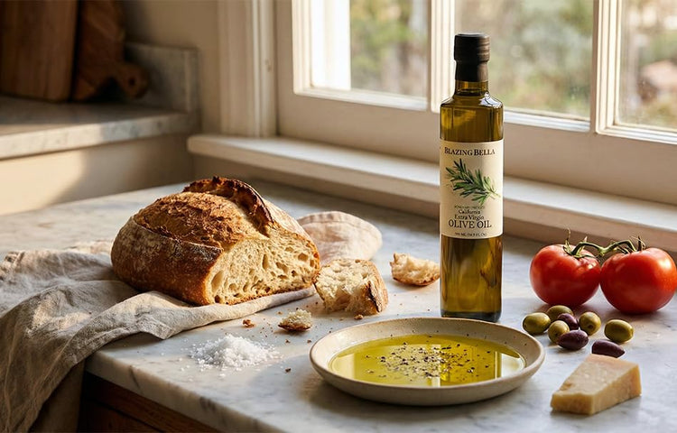 Rosemary Infused Extra Virgin Olive Oil from California (8.45 Fl Oz)