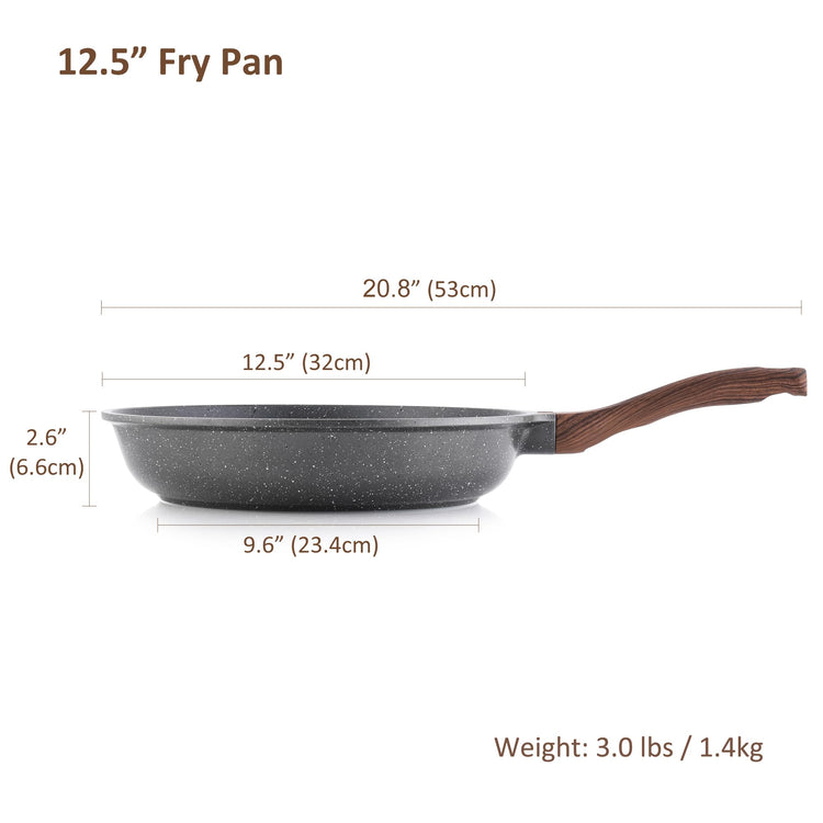 12.5 Inch Nonstick Frying Pan Skillet