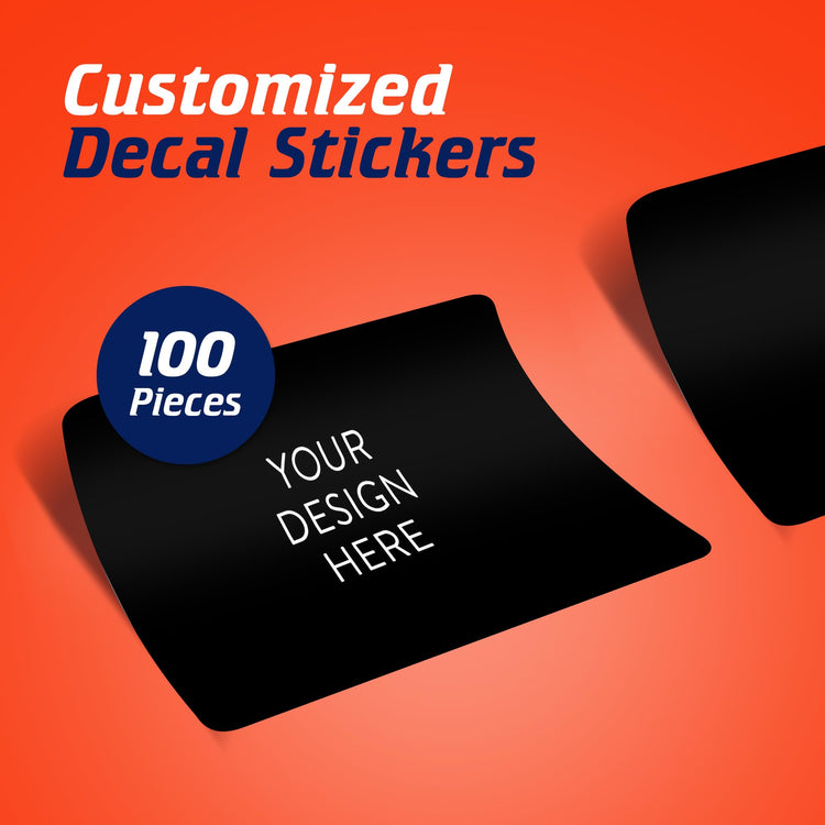 Custom Vinyl Stickers Your Image (100 Count)
