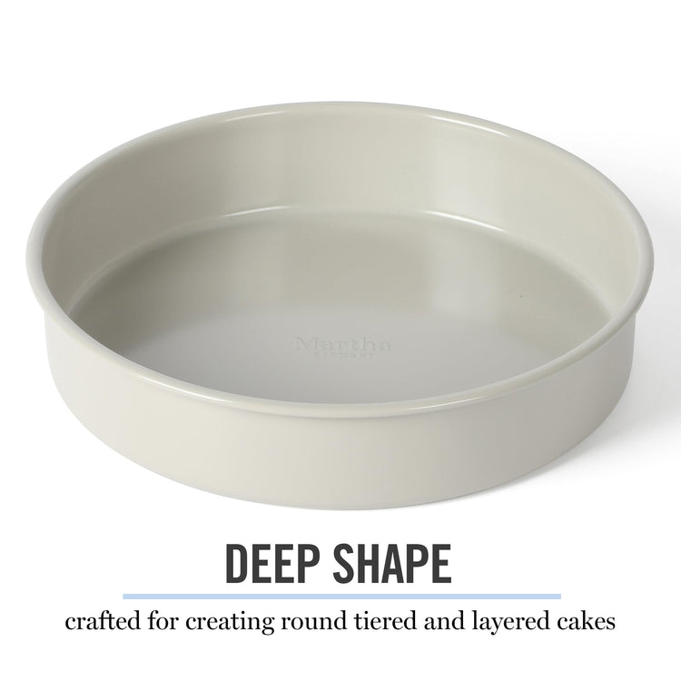 Gallen 8 Inch Round Nonstick Carbon Steel Cake and Bake Pan