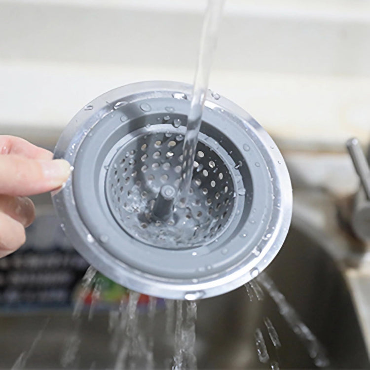 2 Pack Kitchen Sink Drain Strainer Silicone Stainless (2 Count)