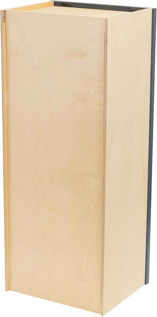 Quicklock RTA (Ready-to-Assemble) 42" Tall Wall Kitchen Cabinets - Shaker Style | 100% Hardwood | Made in America | Soft Close Hardware (Needlepoint Navy, 12''D x 15''W x 42''H)