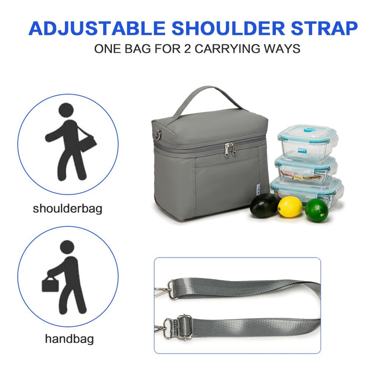 NOL 8L Insulated Lunch Bag for Women