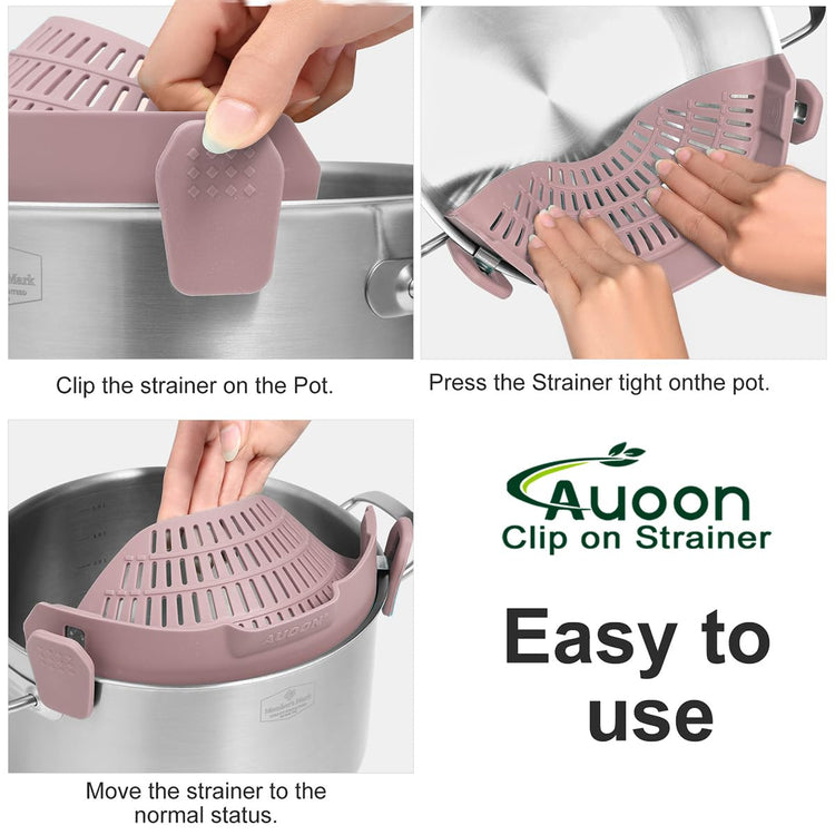 Pot Strainer Clip on Silicone