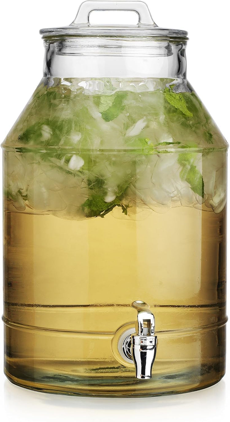 3 Gallon Glass Drink Dispensers For Parties