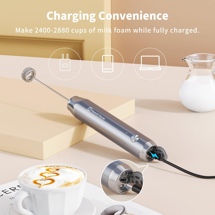 LunaFro Rechargeable Milk Frother