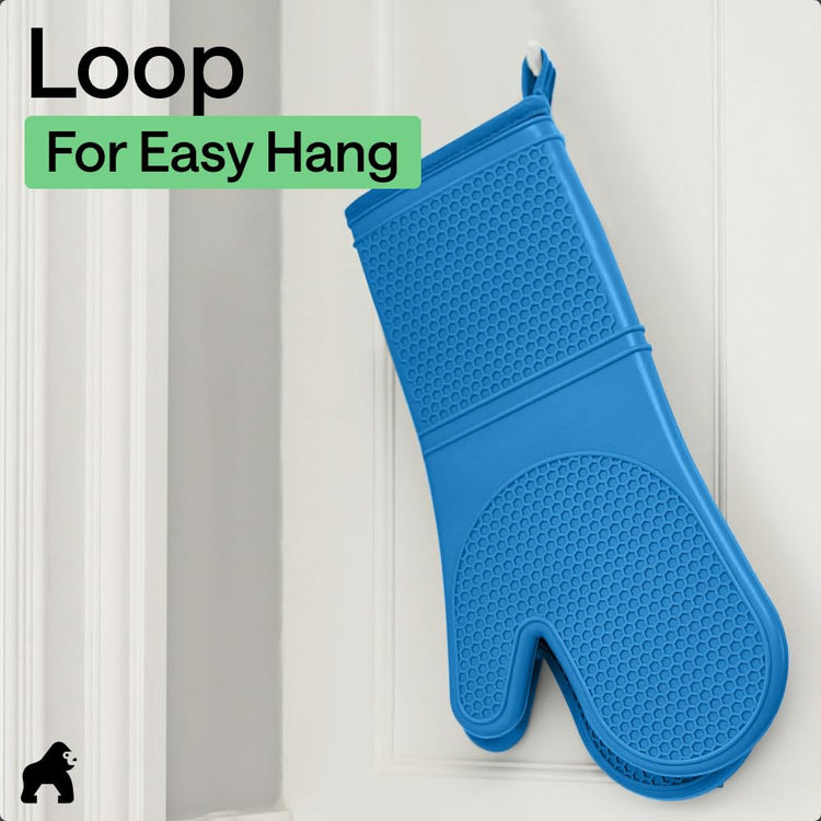 BPA Free Soft Silicone Oven Mitts (2 Count)