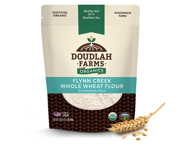Organic Whole Wheat Flour 1.5 lb (24 Ounce)