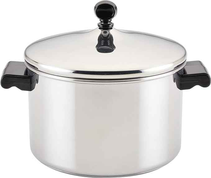 Farberware Classic Stainless Steel 4-Quart Covered Saucepot - - Silver