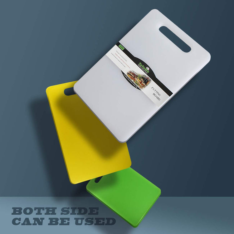 Plastic Utility Cutting Board with Handles