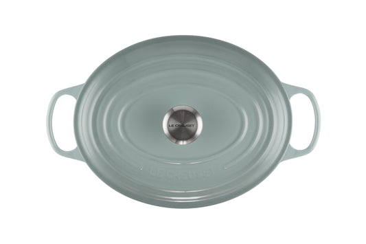 Enameled Cast Iron Oval Dutch Oven