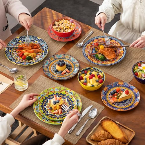 18 Pieces Plates and Bowls Set (Service for 6 (18 PCS))