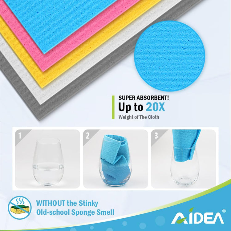 Swedish Dishcloths for Kitchen (10 Count)
