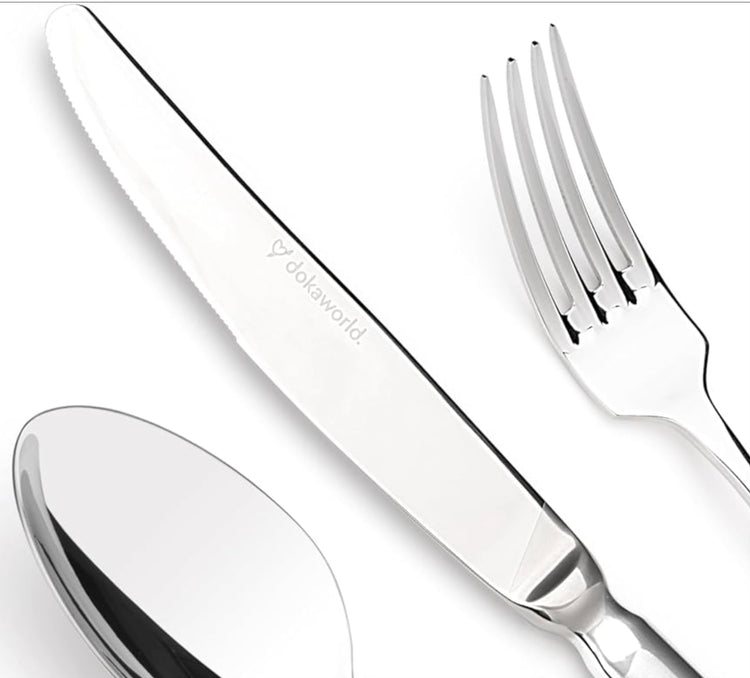 Semi Matte Design Flatware (40 Count)