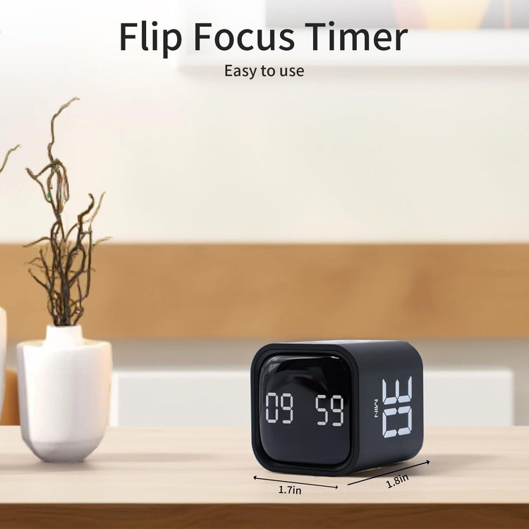 Productivity Timer Flip Gravity Sensor Cube Timer Countdown & Countup