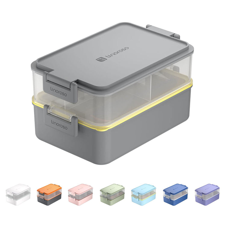 Stackable 2 Tier Adult Bento Box