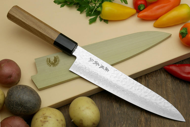 VG10 46 Layers Hammered Damascus Gyuto Japanese Chefs Knife