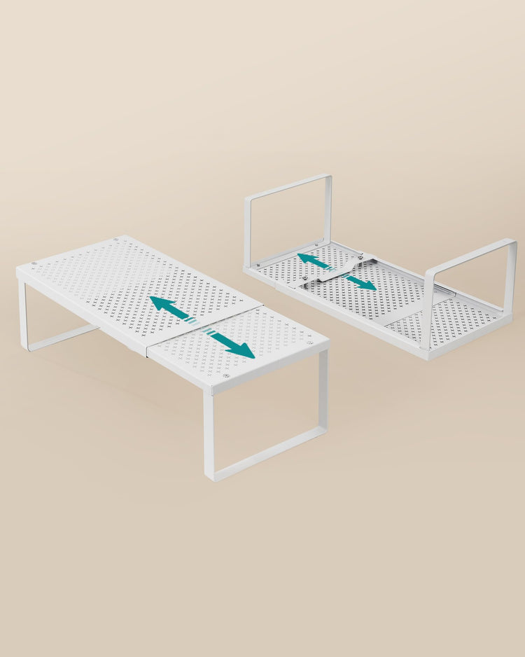 Spice Rack Expandable Kitchen Countertop Shelf (2 Count)
