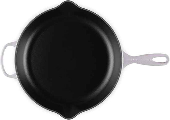 Le Creuset Enameled Cast Iron Signature Iron Handle Skillet, 11.75", Shallot