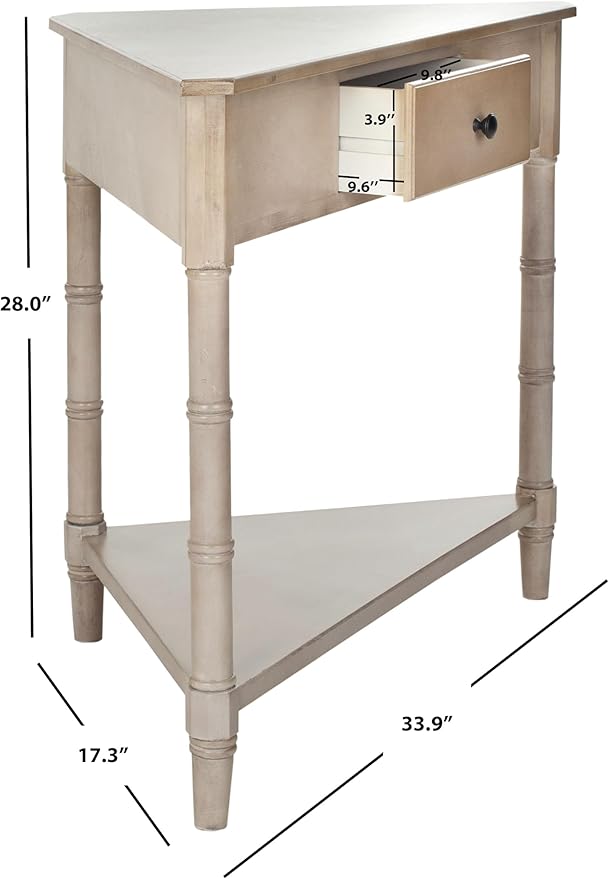 Safavieh American Homes Collection Gomez Vintage Grey Corner Table