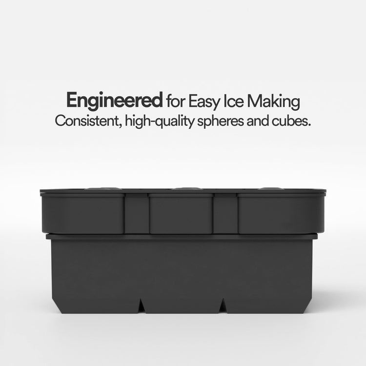 Silicone Ice Cube Trays with Lids (2 Count)