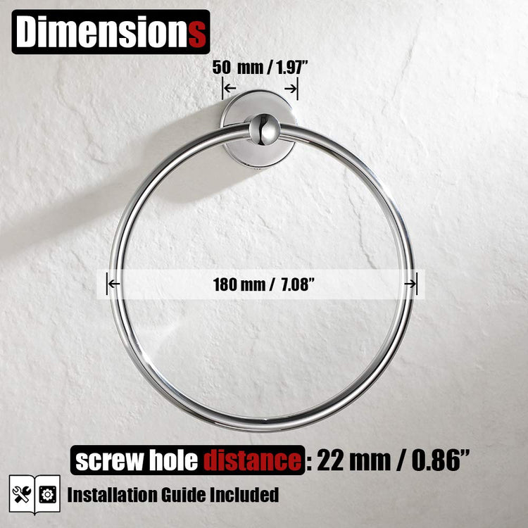Chrome Towel Ring