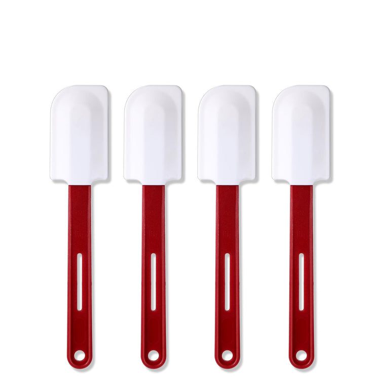 4 Pcs Rubber Spatulas Silicone Heat Resistant (4 Count)