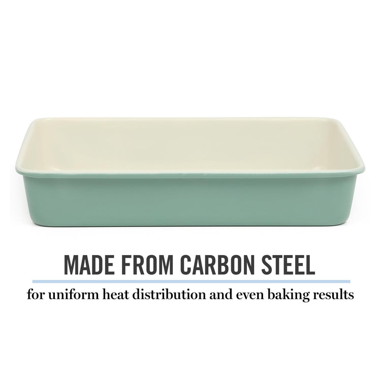 Gallen 13 x 9 Inch Rectangular Nonstick Carbon Steel Cake and Baking Pan