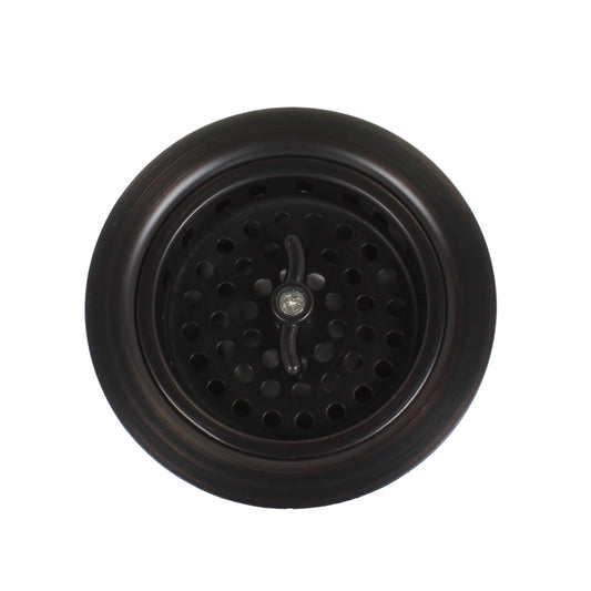 3.5" Sink Drain Assembly with Twist Lock Basket Strainer